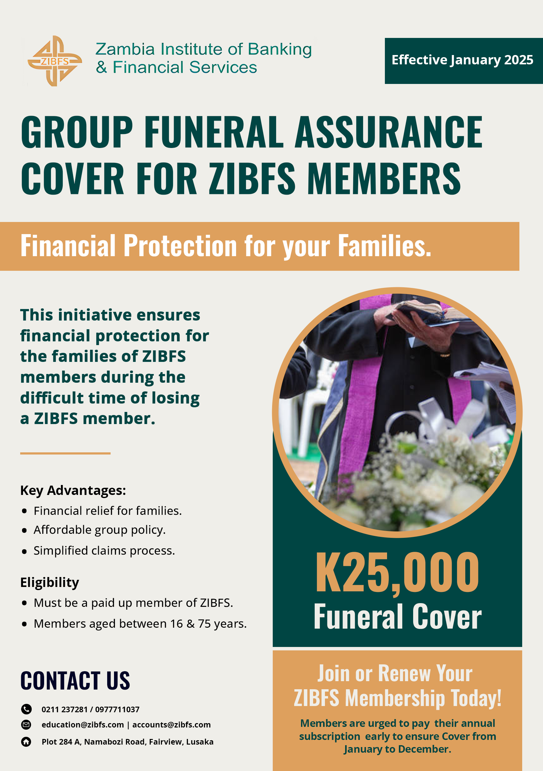 GROUP FUNERAL ASSURANCE COVER FOR ZIBFS MEMBERS - A New Benefit ...